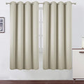 Light Beige Thermal Blackout Curtains/52 x 72 Inch/Set of 2 Panels Room by Lemomo