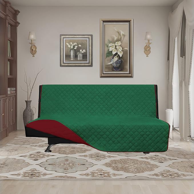 Easy-Going Reversible Couch Cover, Large Futon Sofa, Water Resistant Furniture - Image 2