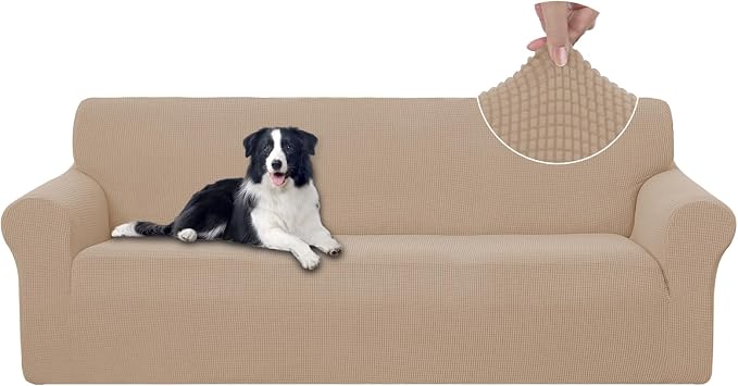 U-NICE HOME 4 Seater Stretch Couch Cover by U-NICEHOME