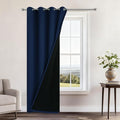 Yakamok Navy Blue Blackout Curtains 96" Long by Yakamok