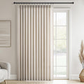 Topfinel 102 Inch Curtains 1 Panels Set, One Packs Pinch Pleat Back Tab Linen by Topfinel