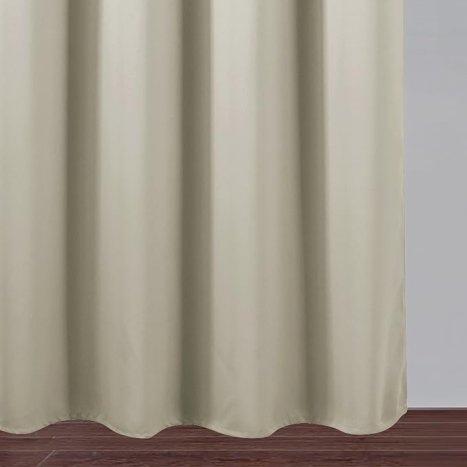 Light Beige Thermal Blackout Curtains/42 x 63 Inch/Set of 2 Panels Room - Image 9