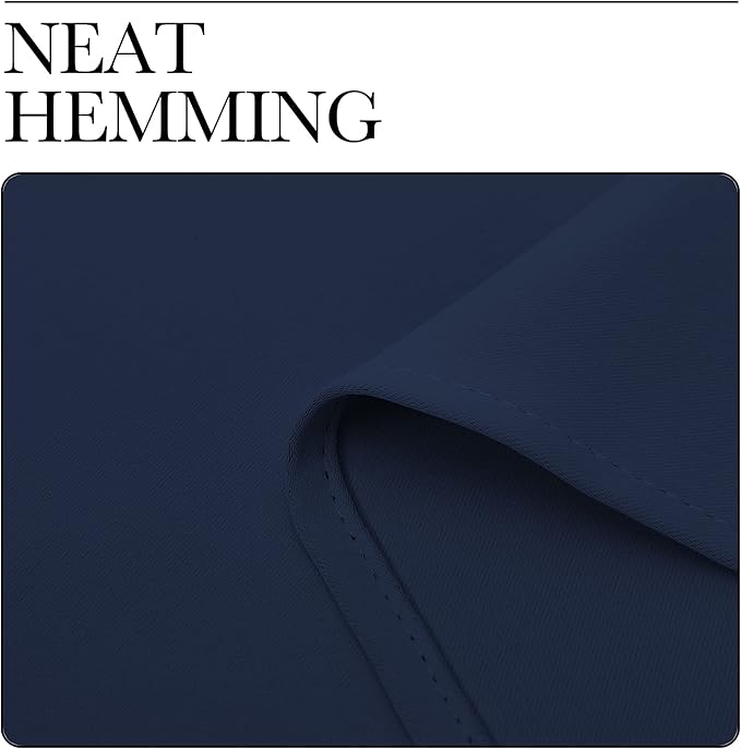 NICETOWN Closet Door Heavy Curtain, Room Dividers Shade Screens Partitions, Extra Large Grommet Top Space Partition Blackout Curtain, Screen Dividers for Rooms (1 Pack, 20ft Wide x 9ft Long, Navy)
