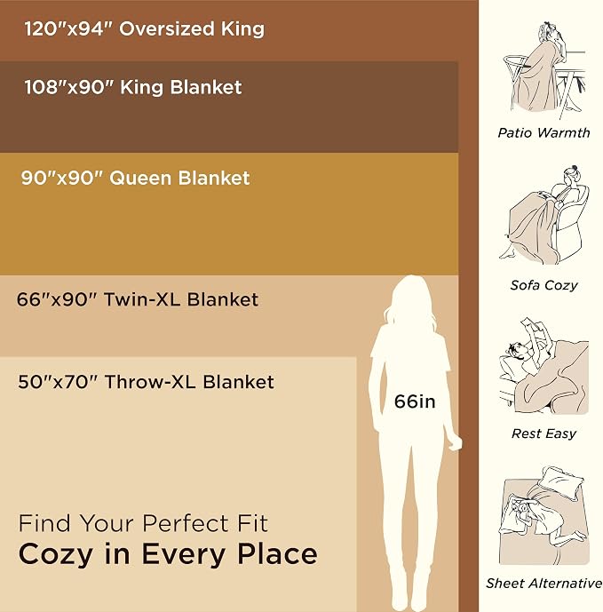 Bedsure GentleSoft 100% Cotton Large Blanket Oversized King - Image 6
