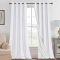 H.VERSAILTEX Blackout Curtains Linen Curtains 120 inches Long 100% Black Out by HVERSAILTEX