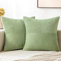 MIULEE Sage Green Decorative Throw Pillow Covers by MIULEE