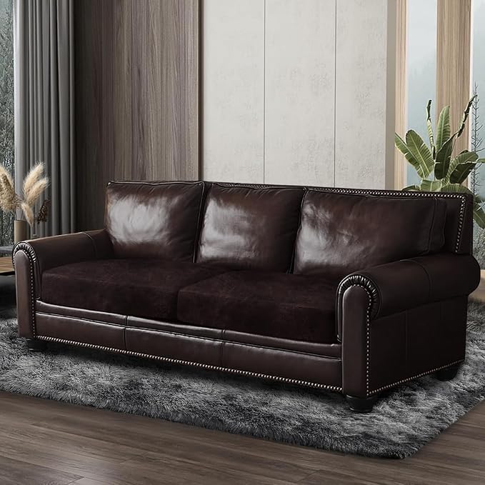 ANARACHON Leather Look Couch Cushion Covers Sofa Seat Slipcovers Sets Couches - Image 8