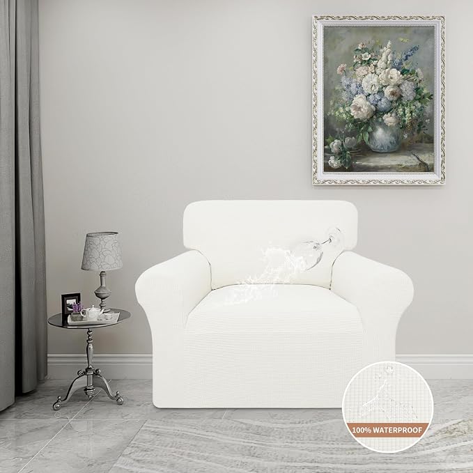 Easy-Going 100% Waterproof Oversized Chair Couch Cover, Stretch Sofa Cover | - Image 2