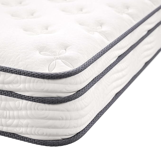 Modway Jenna 8” Innerspring and Memory Foam King Mattress With Individually Encased Coils