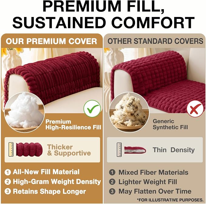 Couch Cover for Dogs, Washable Non Slip Plush Flannel Sofa Protector | Thick - Image 10