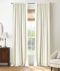 INOVADAY 100% Blackout Linen Curtains by INOVADAY