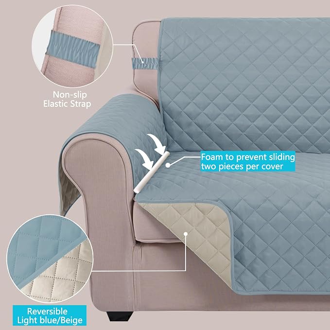 U-NICE HOME Loveseat Sofa Cover - Image 3