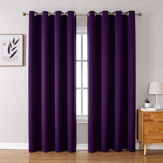 ChrisDowa Blackout Curtains for Bedroom and Living Room 120 Inches Long | 2 by ChrisDowa