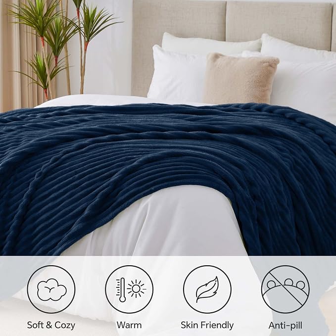BEDELITE Ribbed King Size Blanket - Image 2