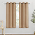 NICETOWN Thick Linen Blend Curtains Flax Textured by NICETOWN