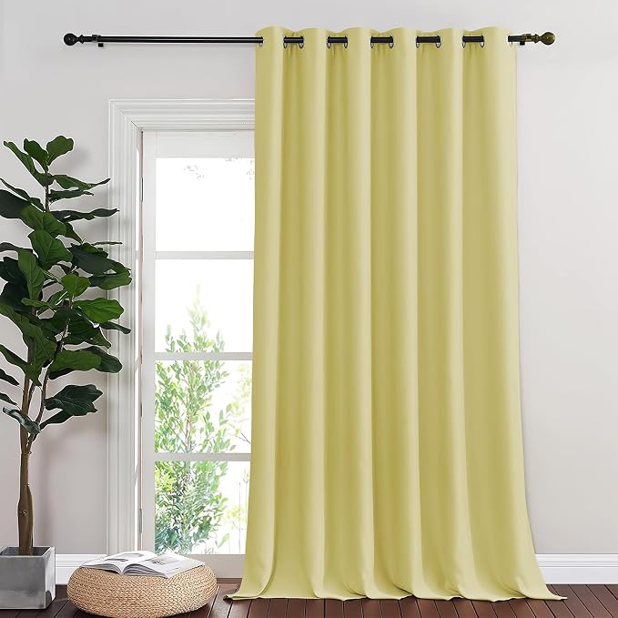 NICETOWN Sliding Door Curtain 108 Inches Long by NICETOWN