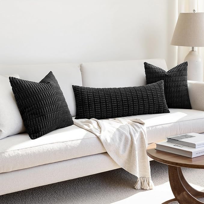 MIULEE Lumbar Corduroy Throw Pillow Cover - Image 4