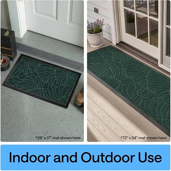 GORILLA GRIP 100% Waterproof All-Season WeatherMAX Doormat US Designed Natural - Image 10