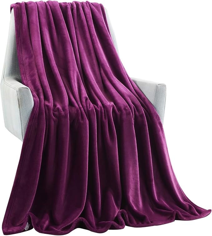 TASTHROW Large Flannel Fleece Throw Blanket, 50×70 Inch | Cozy Lightweight - Image 3