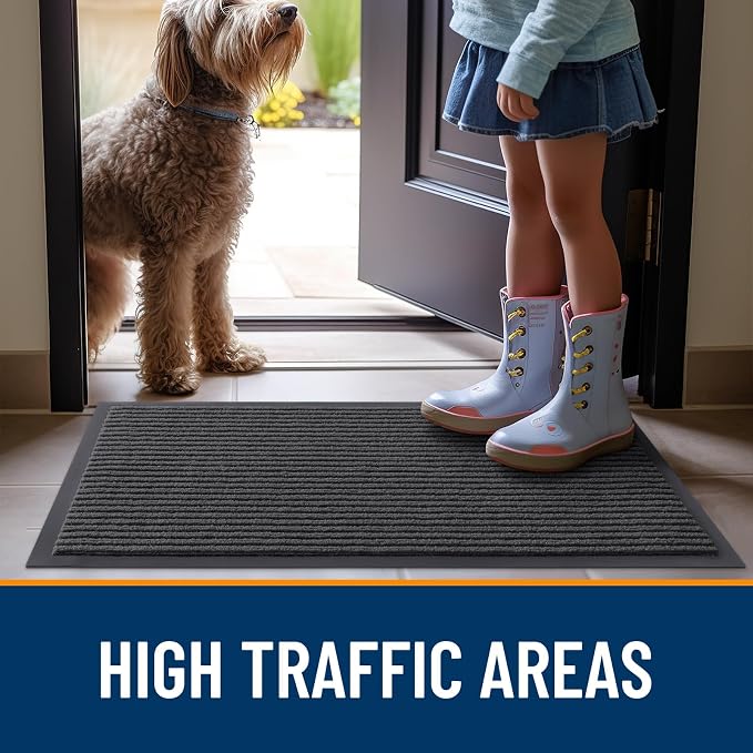 OLANLY Front Door Mat 71x23, Waterproof Heavy-Duty Indoor Outdoor Doormat | - Image 7