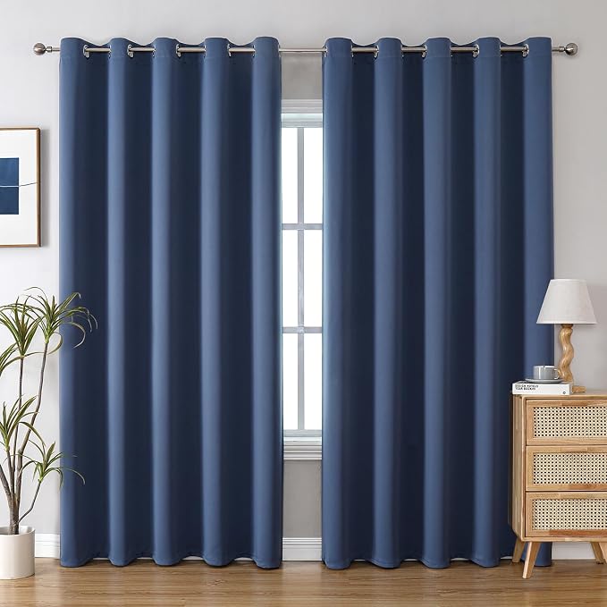ChrisDowa Blackout Curtains for Bedroom and Living Room 70 Inches Wide | 2 by ChrisDowa