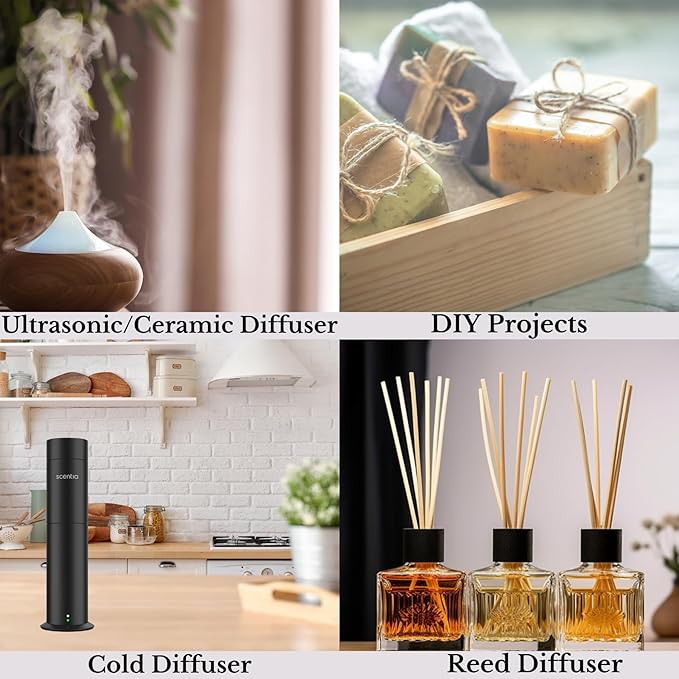 Scentia My Way Hotel Diffuser Oil Inspired by The 1 Hotel Miami Beach- 50 ml 1.69 fl oz - Essential Oil Blend Sandalwood, Cedar & Lemon Notes for Aromatherapy Diffusers Humidifiers, Thanksgiving Gift