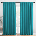 NICETOWN 2 Panels Blackout Curtains, Rod Pocket Thermal Insulated Drapess by NICETOWN