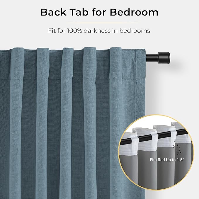 INOVADAY 100% Blackout Curtains - Image 5
