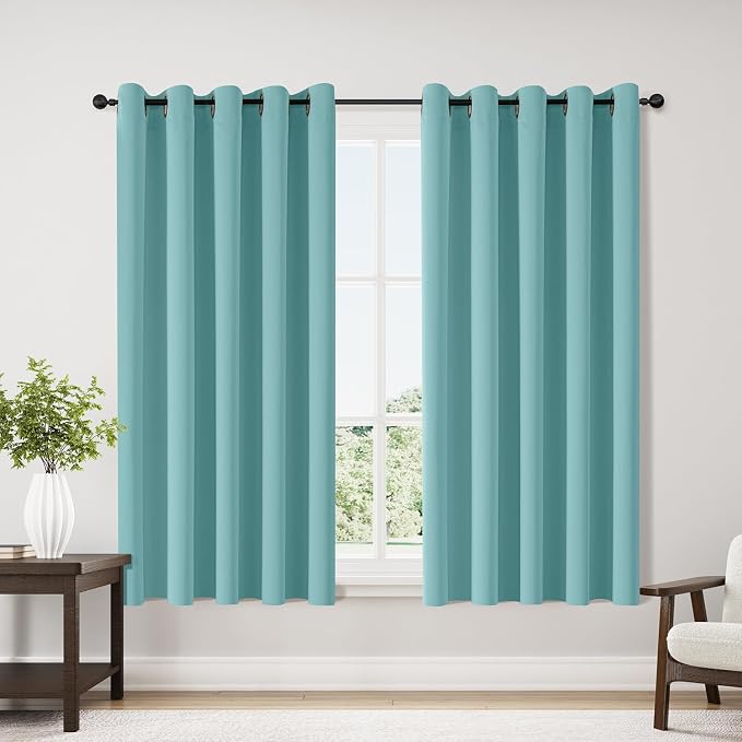 ChrisDowa Blackout Curtains for Bedroom and Living Room 70 Inches Wide | 2 by ChrisDowa