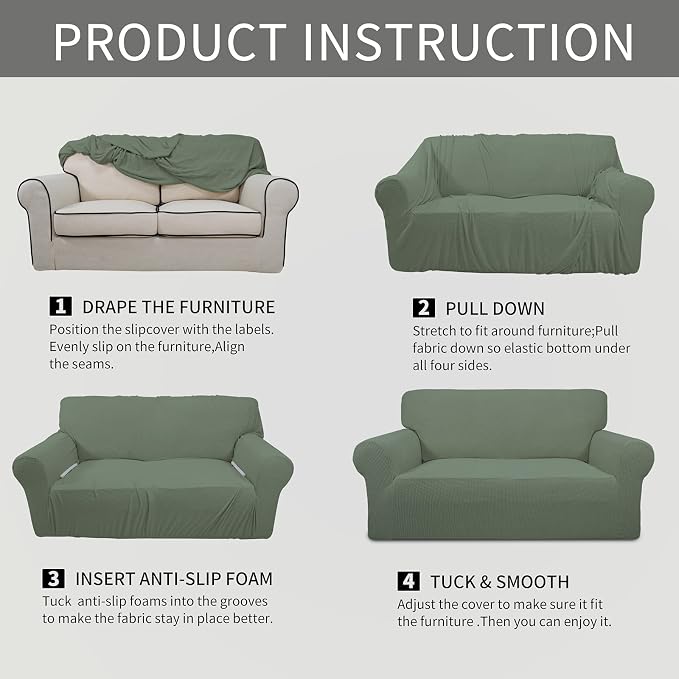 Easy-Going Stretch Oversized Chair Slipcover - Image 6