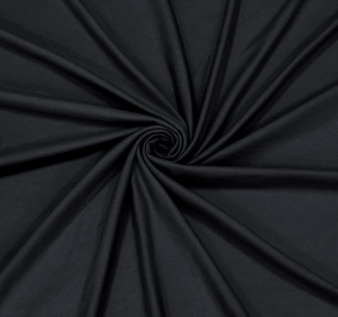 Mejoroom Queen Size Sheet Set - Hotel Luxury 1800 Bedding Sheets & Pillowcases - Deep Pocket Fitted Sheet, Soft, Breathable, Wrinkle & Fade Resistant - 4 Piece (Queen, Black)