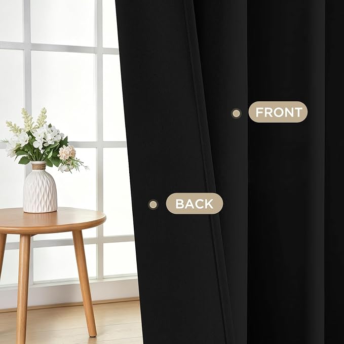 Joydeco 90 Inch Blackout Curtains - Image 5