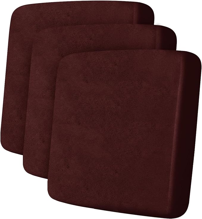 ANARACHON Leather Look Couch Cushion Covers Sofa Seat Slipcovers Sets Couches by ANARACHON