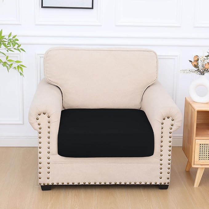Milk Silk Couch Cushion Covers, Sofa Covers Washable - Image 7