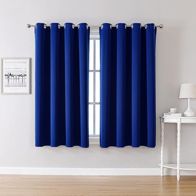 ChrisDowa Blackout Curtains for Bedroom and Living Room 63 Inches Long | 2 by ChrisDowa