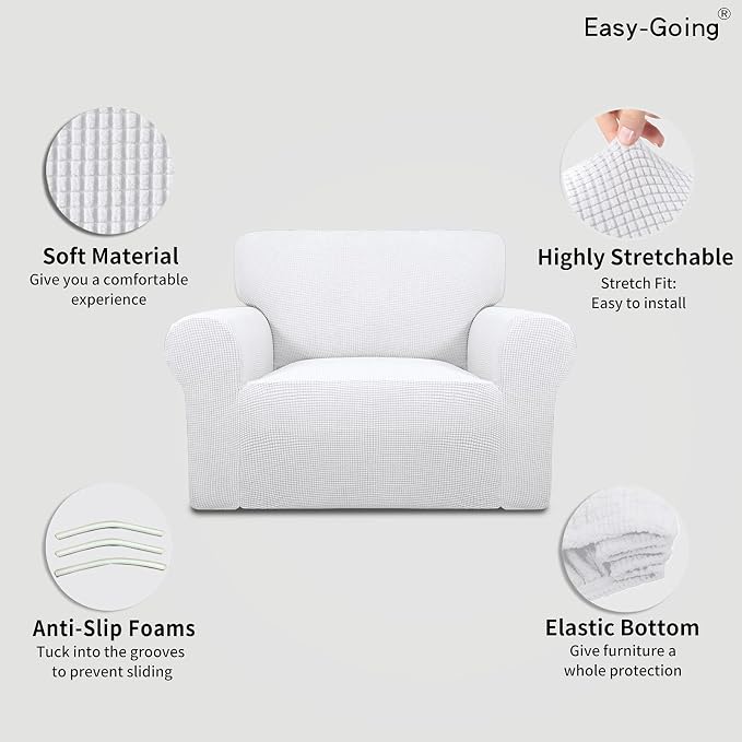 Easy-Going Stretch Oversized Chair Slipcover - Image 3