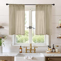 BGment Short Linen Curtains 40 Inches Long by BGment
