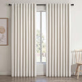 Blackout Curtains 70 Inch Length Wide Linen Black Out Curtain by Topfinel