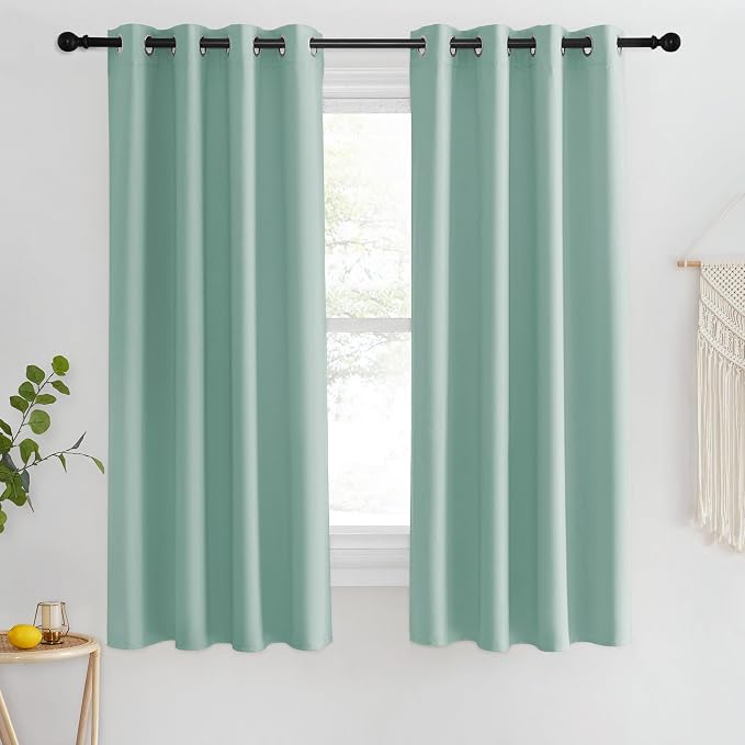 NICETOWN Blackout Short Curtain 63 inches Long by NICETOWN