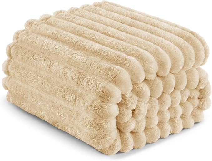 Exclusivo Mezcla Striped Twin Size Fleece Blanket - Image 8