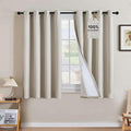 H.VERSAILTEX Linen Curtains 100% Blackout Curtains by HVERSAILTEX