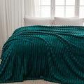 NEWCOSPLAY Fleece Ribbed Cozy Queen Blanket by NEWCOSPLAY