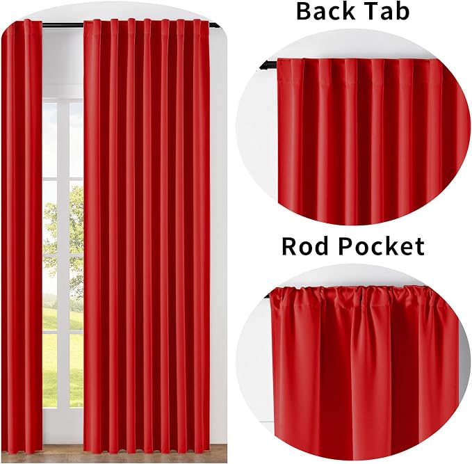 Joydeco 90 Inch Blackout Curtains - Image 2