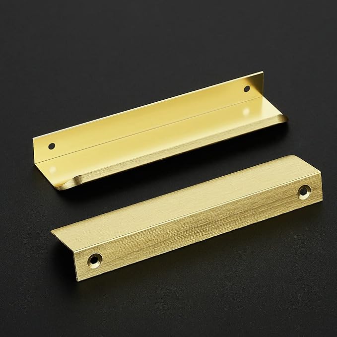 Ravinte Hardware Metal Gold 6 Pack Hardware Handle, 5.9 inch Cabinet Pulls for Cabinets and Drawers