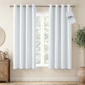 NICETOWN Farmhouse 100% Blackout Linen Curtains by NICETOWN