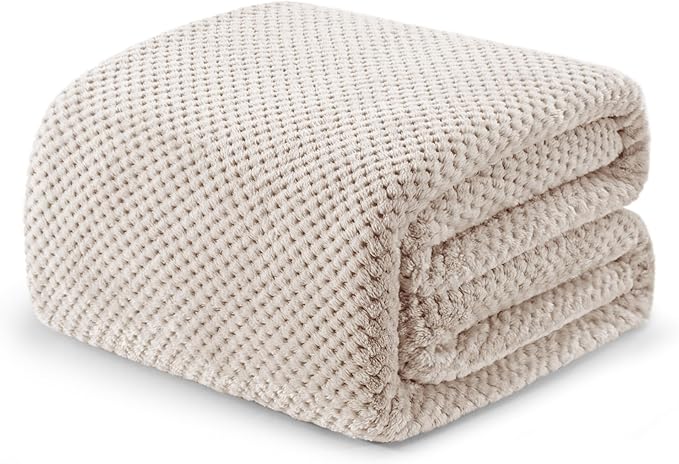 Exclusivo Mezcla Large Waffle Fleece Throw Blanket - Image 8