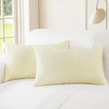CaliTime Decorative Couch Throw Pillow Covers 26 X 16 Inches Beige | Pack of 2 by CaliTime