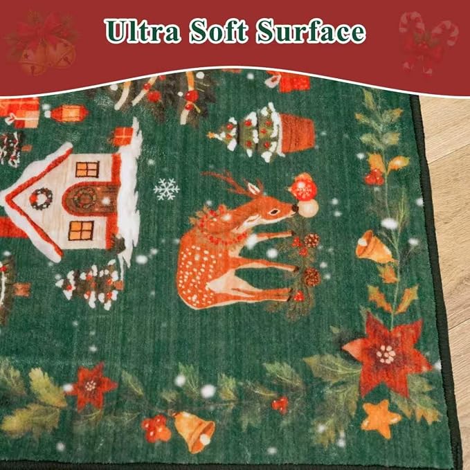 Washable Christmas Rug Runner 2x6 - Image 8