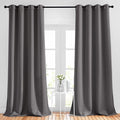 NICETOWN Grey Blackout Curtains 108 inches Long by NICETOWN