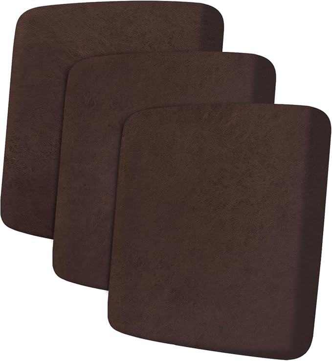 ANARACHON Leather Look Couch Cushion Covers Sofa Seat Slipcovers Sets Couches by ANARACHON